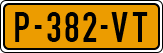 License plate of the Netherlands, Cars