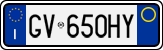 License plate of Italy, Cars (1994 year series)
