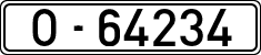 License plates of Spain, 1900 year series