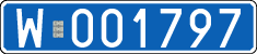 License plates of Poland, Diplomatic