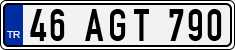 License plate of Turkey, Regular plates