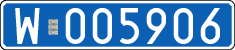 License plates of Poland, Diplomatic