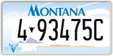 Montana, 1-12345A / 10-1234A