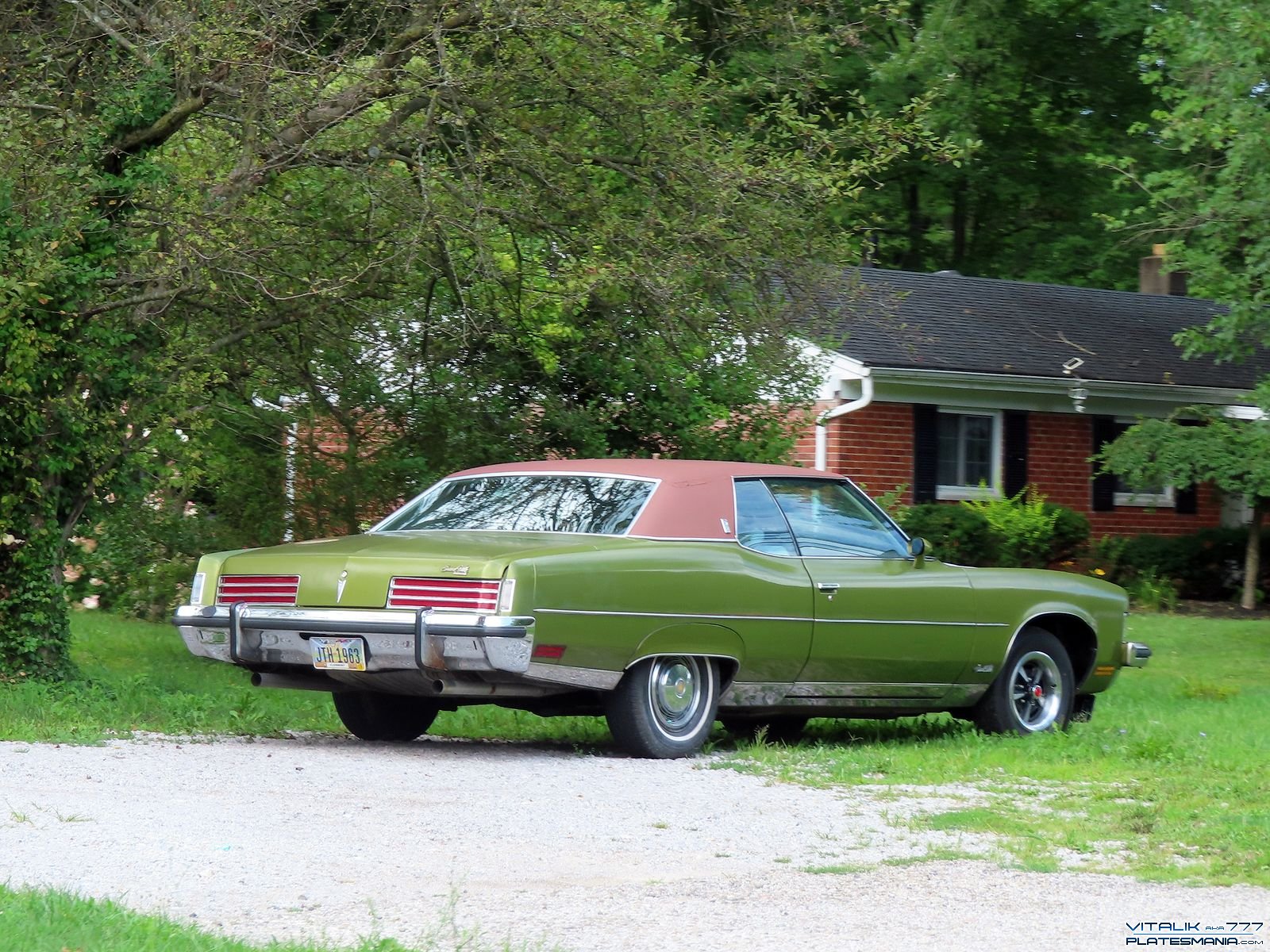 JTH 1963, Pontiac Grand Ville 1st gen 1973 2-door Hardtop (P47; B-body), 2nd facelift, 1972–1973