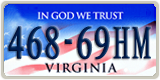 Virginia, In God We Trust (123-45AB)