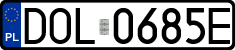 License plates of Poland, Regular car plates
