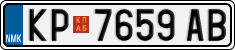 License plate of North Macedonia, Regular plates (2012)