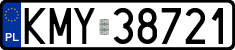 License plates of Poland, Regular car plates