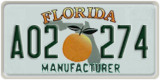 Florida, Manufacturer (A12 345)