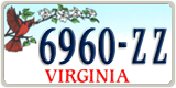 Virginia, Specialty plates (1234-AB)