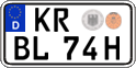 German license plate, Plates for oldtimers (type 