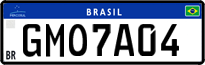 License plate of Brazil, Private owners (Mercosul)