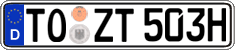German license plate, Plates for oldtimers (type 