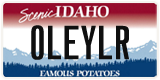 Idaho, Vanity Plates