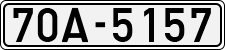 License plate of Vietnam, Cars