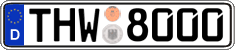 German license plate, Authorities and federal agencies