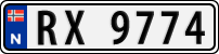 License plate of Norway, Trailers, motorcycles, special vehicles