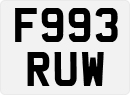 License plate of the United Kingdom, 1983 year system