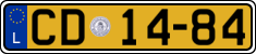 License plate of Luxembourg, Diplomatic