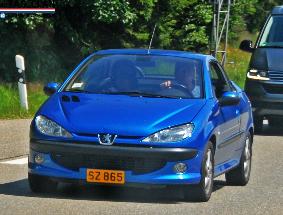 SZ 865, Peugeot 206 1st gen CC Cabriolet (T16), 2000–2007