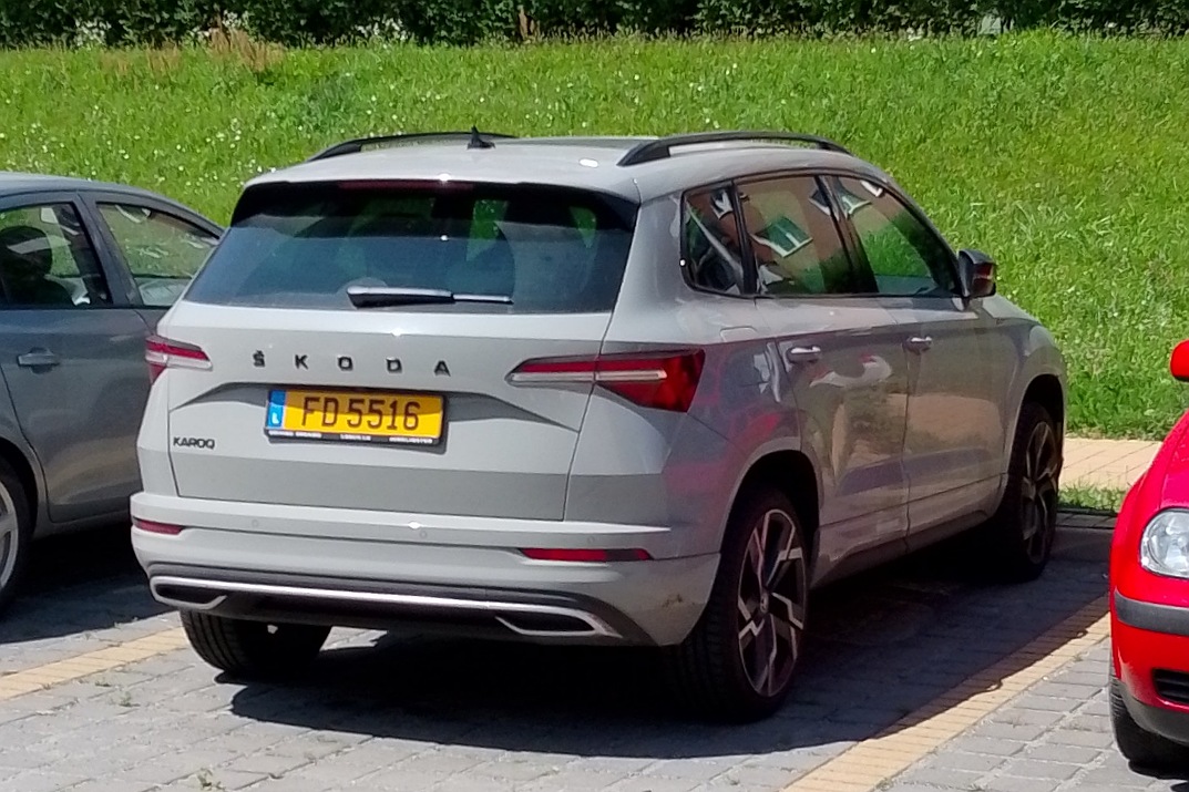 FD 5516, Skoda Karoq 1st gen (NU7), facelift, 2022–