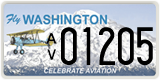 Washington, Specialty plates (12345)