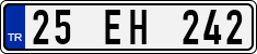 License plate of Turkey, Regular plates