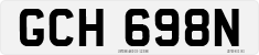 License plate of the United Kingdom, 1963 year system