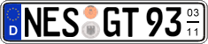 German license plate, Seasonal plates