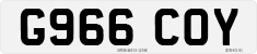 License plate of the United Kingdom, 1983 year system