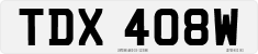 License plate of the United Kingdom, 1963 year system