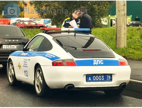 а 0003 78, Porsche 911