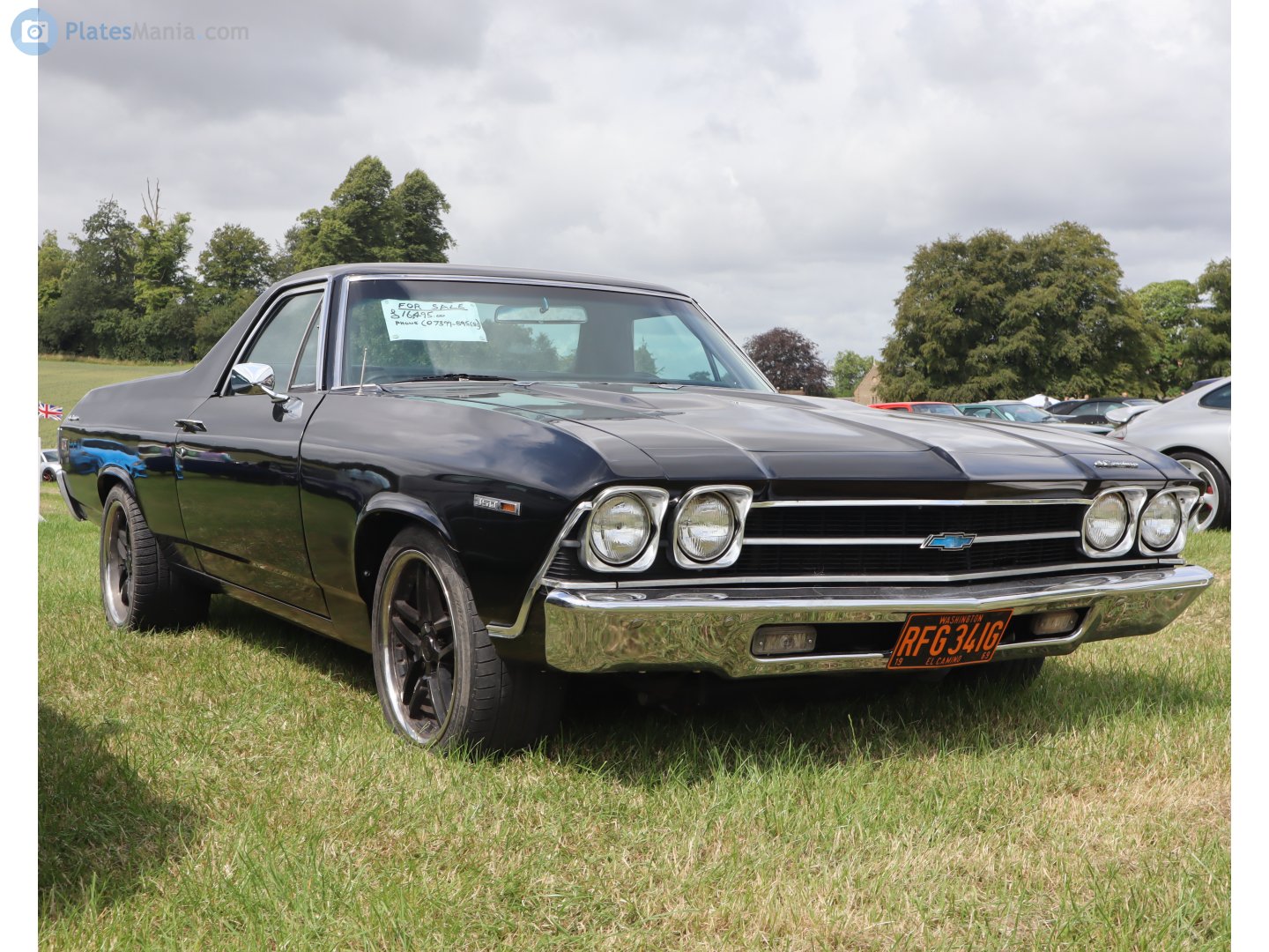 RFG341G, Chevrolet El Camino 3rd gen 1969 (13680/13880; A-body), 1st facelift, 1968–1969