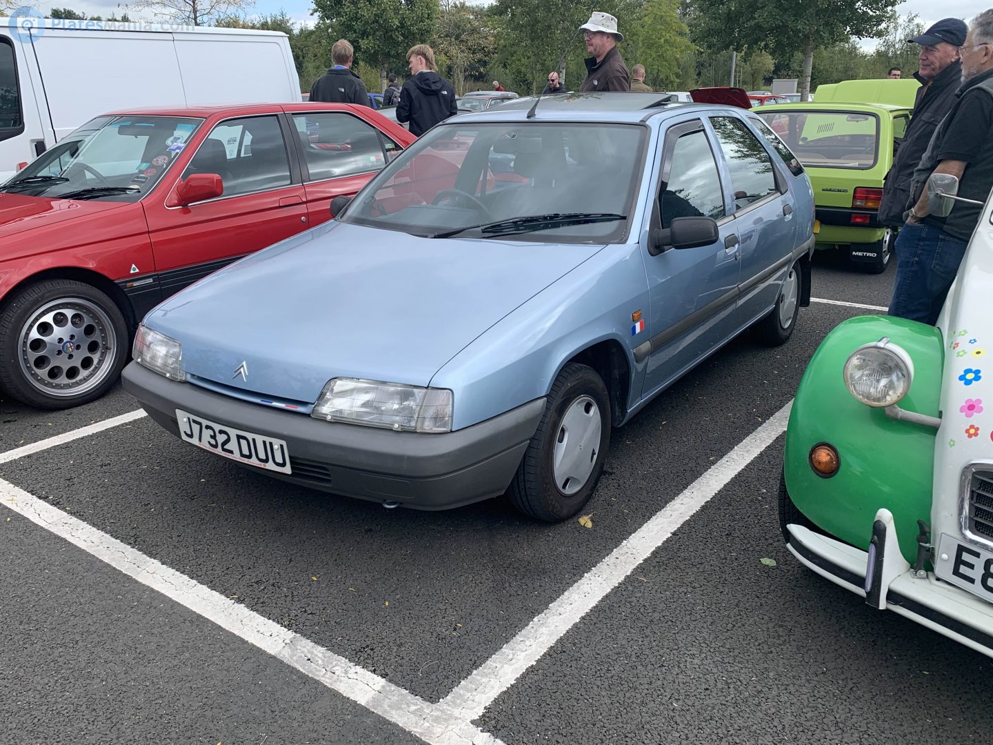 J732DUU, Citroёn AX 1st gen 5-door Hatch (S9), 1987–1998