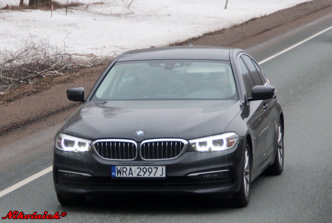 WRA 2997J, BMW 5 Series 7th gen Sedan (G30/G38), 2017–2020