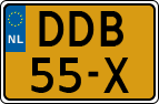 License plate of the Netherlands, Mopeds