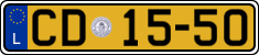 License plate of Luxembourg, Diplomatic