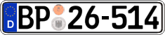 German license plate, Authorities and federal agencies