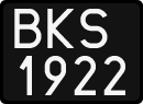 License plates of Poland, 1976 year system