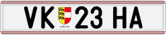 License plate of Austria, Regular plates