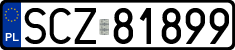 License plates of Poland, Regular car plates