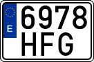 License plates of Spain, Ordinary (2000)