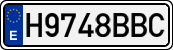 License plates of Spain, Specialty plates