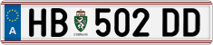 License plate of Austria, Regular plates