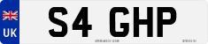 License plate of the United Kingdom, 1983 year system