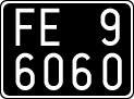 License plate of Italy, Cars (1927 year series)