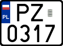 License plates of Poland, Special vehicles and motorcycles