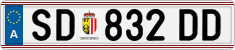 License plate of Austria, Regular plates