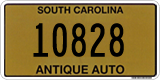 South Carolina, Antique Auto (1234,12345)