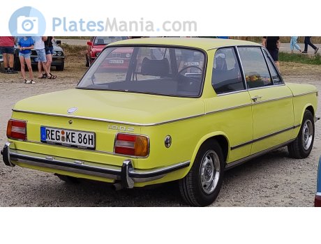 REG KE 86H, BMW 02 Series